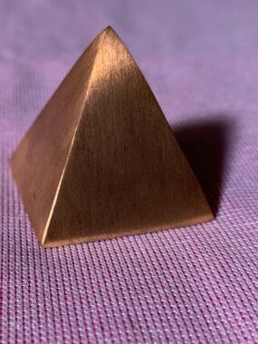 Solid Copper Pyramid - Healing - Metaphysical- Metal- 1 Inch +
